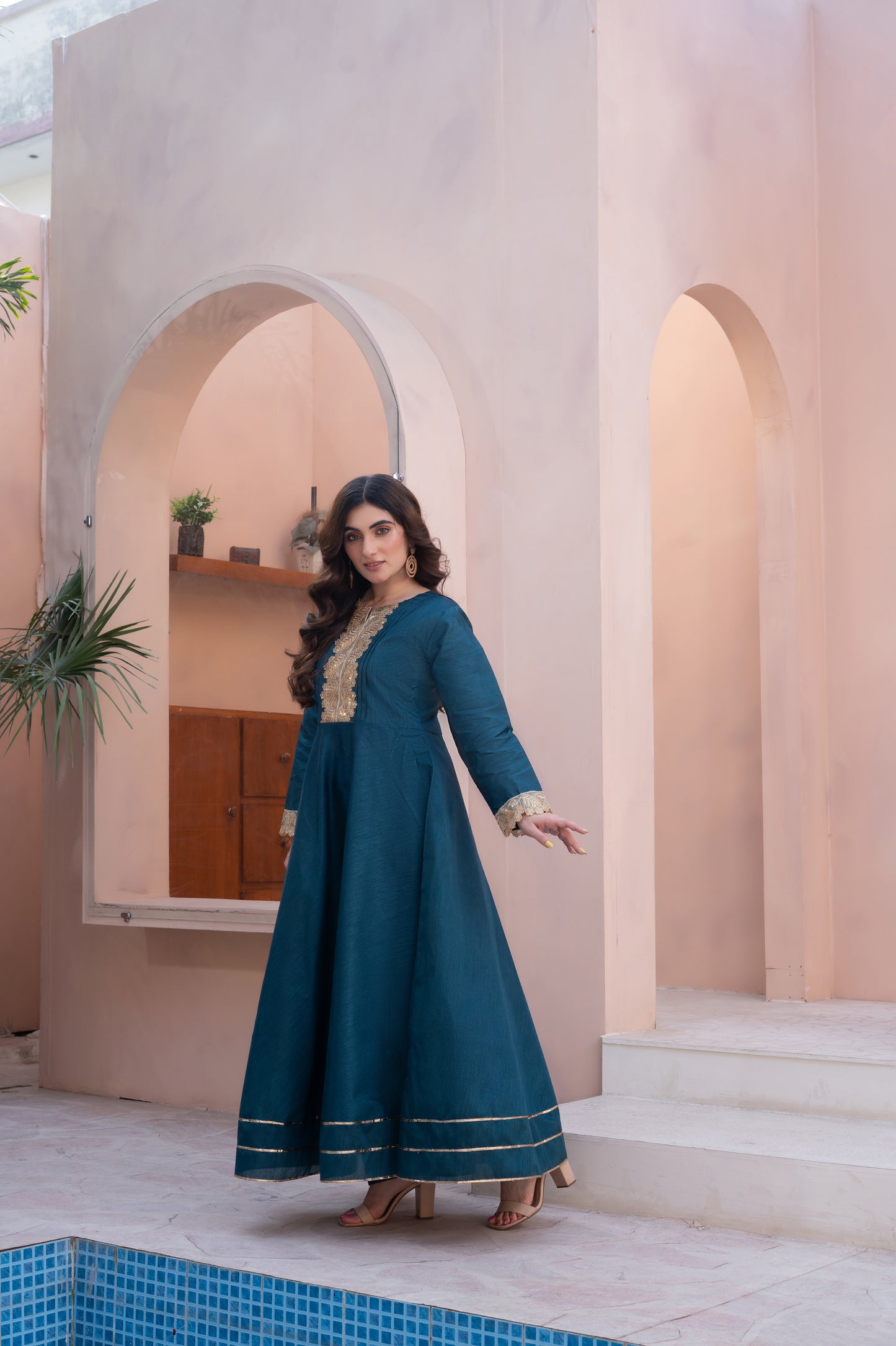 2 PIECE - RAW SILK : MAXI | LG01805