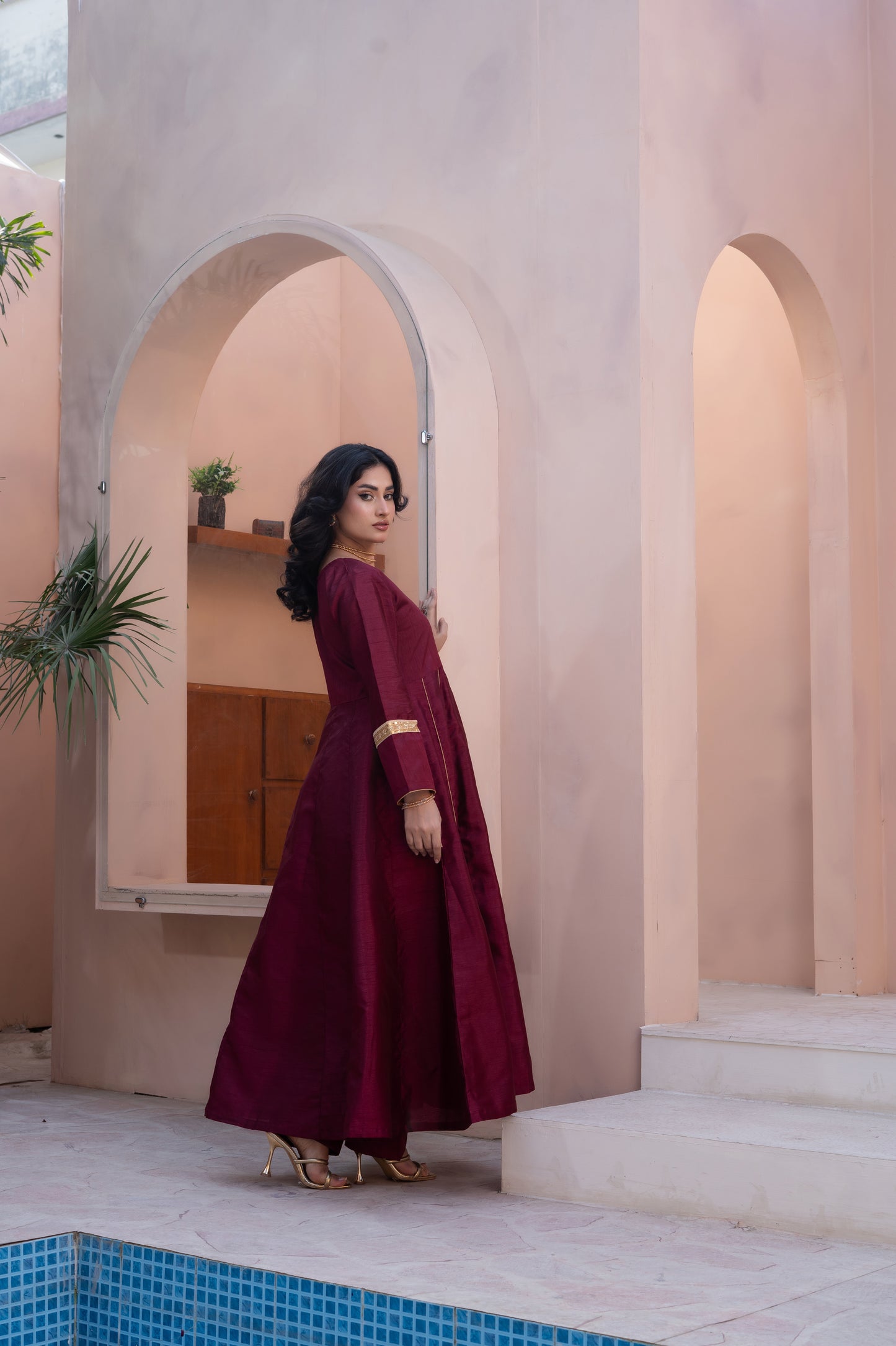 2 PIECE - RAW SILK : MAXI | LG01805