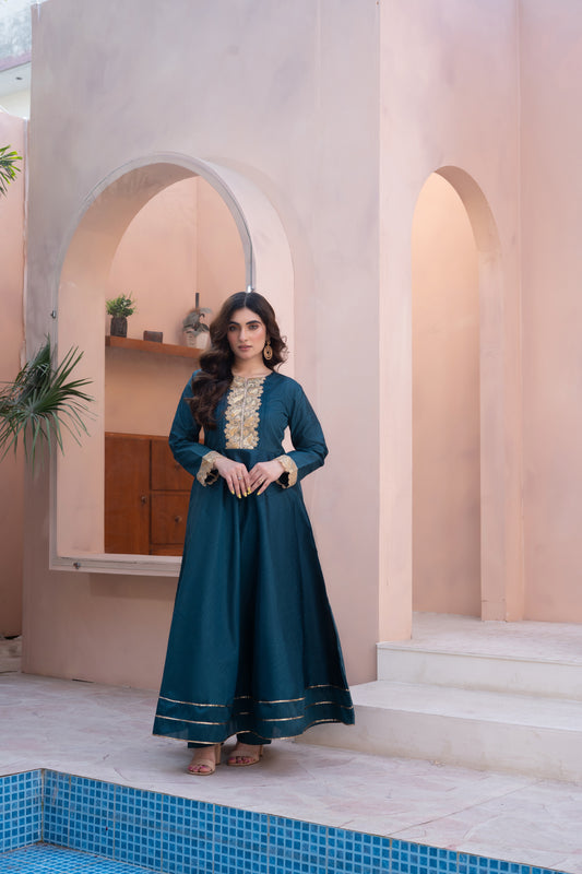 2 PIECE - RAW SILK : MAXI | LG01805