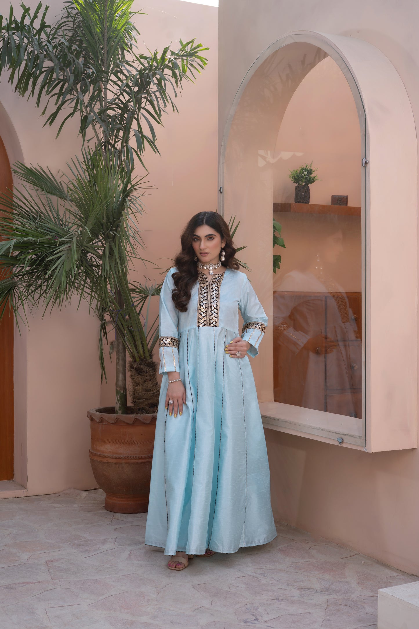 2 PIECE - RAW SILK : MAXI | LG01805