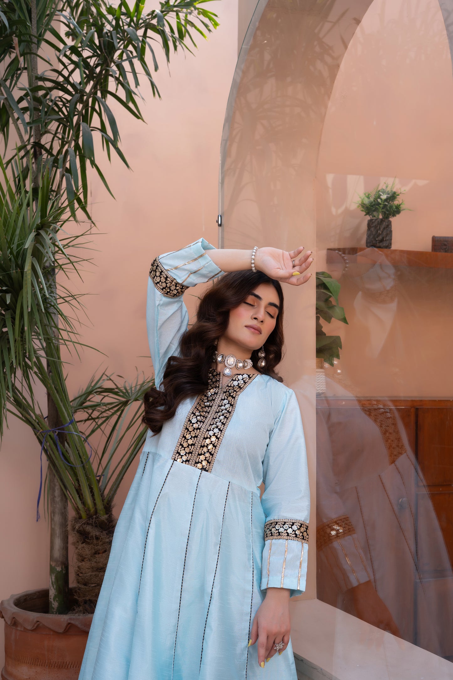 2 PIECE - RAW SILK : MAXI | LG01805