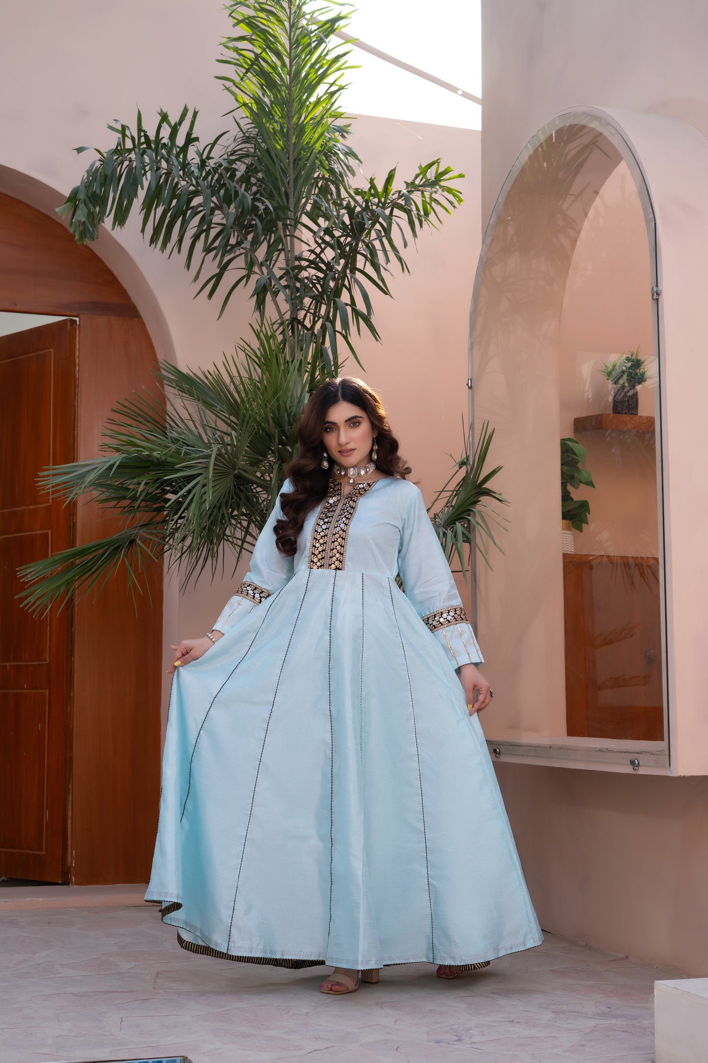 2 PIECE - RAW SILK : MAXI | LG01805